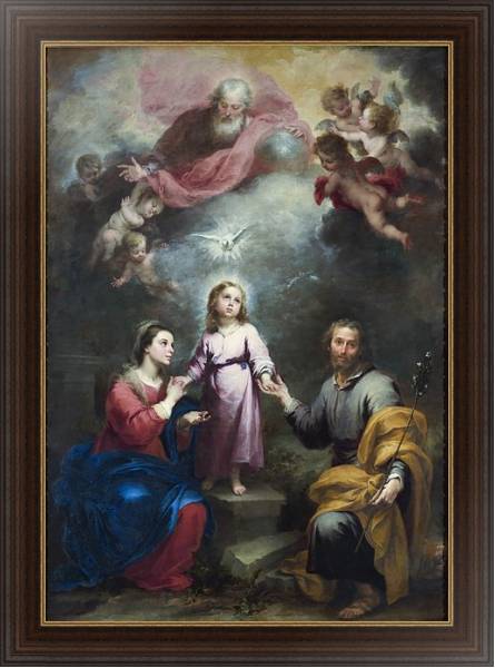 Постер Небесные и земные Троицы с типом исполнения На холсте в раме в багетной раме 1.023.151