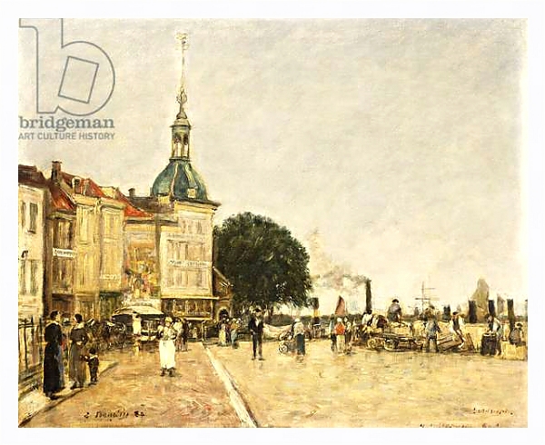 Постер Dordrecht, La Ville, 1884 с типом исполнения На холсте в раме в багетной раме 221-03