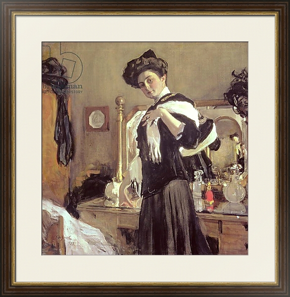 Постер Portrait of Henrietta Girshmann, 1907 с типом исполнения Под стеклом в багетной раме 1.023.036