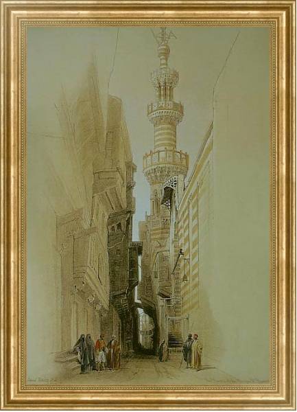 Постер Mosque El Rhamree с типом исполнения На холсте в раме в багетной раме NA033.1.051