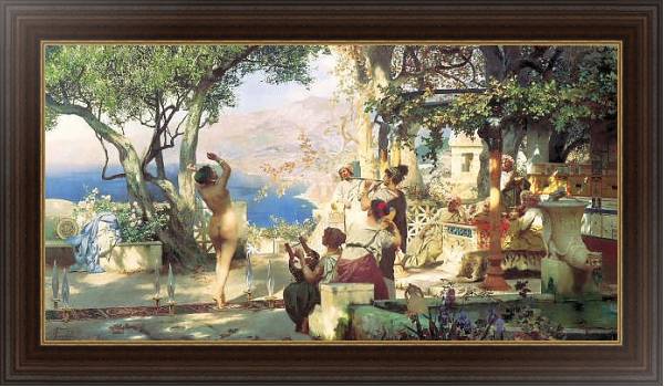Постер Танец среди мечей. 1881 с типом исполнения На холсте в раме в багетной раме 1.023.151