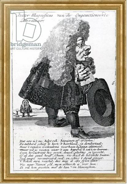 Постер Rector Magnificus, 1668 с типом исполнения На холсте в раме в багетной раме NA033.1.051
