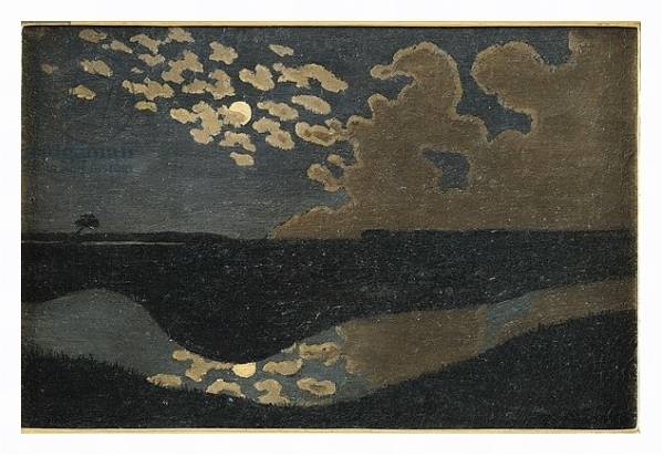 Постер Moonlight, 1894 с типом исполнения На холсте в раме в багетной раме 221-03