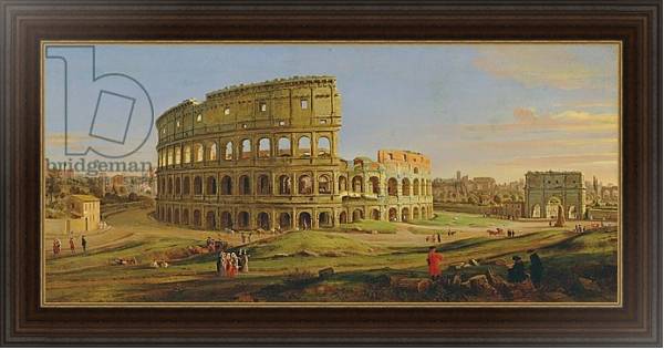 Постер The Colosseum с типом исполнения На холсте в раме в багетной раме 1.023.151