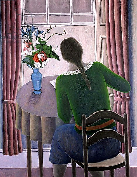 Постер Woman at Window, 1998 с типом исполнения На холсте без рамы