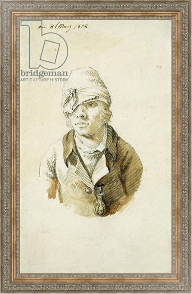 Постер Self Portrait with Cap and Eye Patch, 8th May 1802 с типом исполнения На холсте в раме в багетной раме 484.M48.310