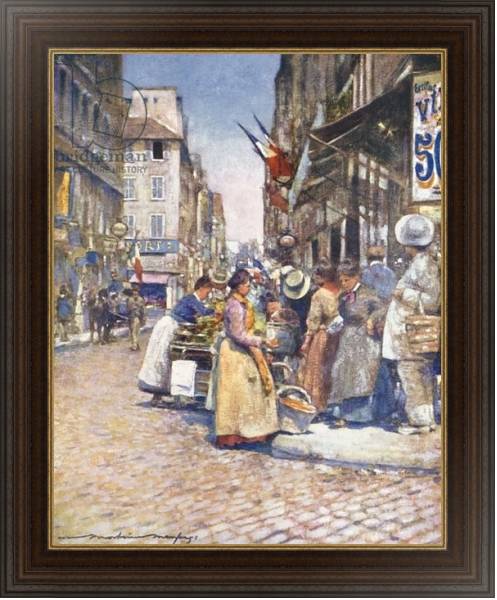 Постер A Corner at the Rue de Seine с типом исполнения На холсте в раме в багетной раме 1.023.151