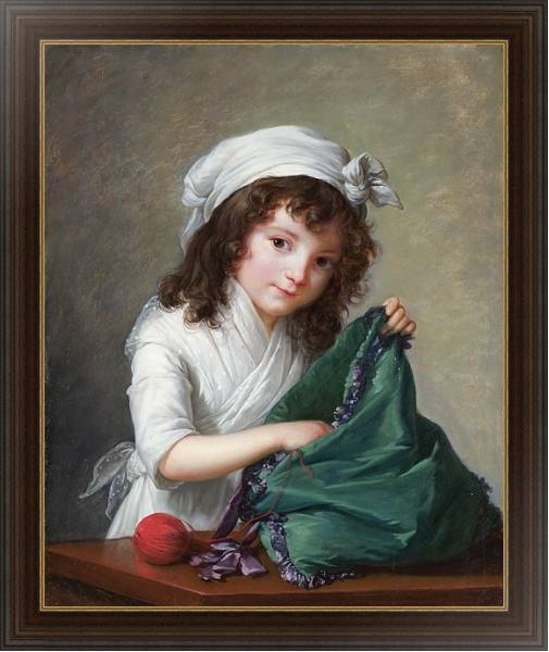 Постер Мадемуазель Брогниарт с типом исполнения На холсте в раме в багетной раме 1.023.151
