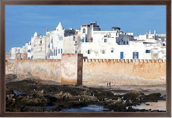 Постер Марокко. Портовый город Эс-Сувейра с типом исполнения На холсте в раме в багетной раме 221-02