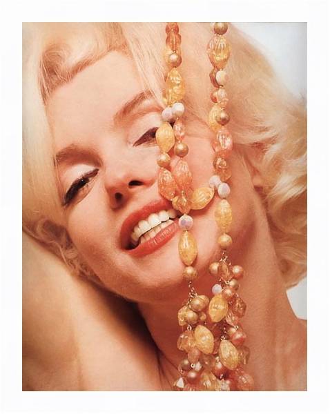Постер Monroe, Marilyn 48 с типом исполнения На холсте в раме в багетной раме 221-03