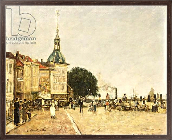 Постер Dordrecht, La Ville, 1884 с типом исполнения На холсте в раме в багетной раме 221-02
