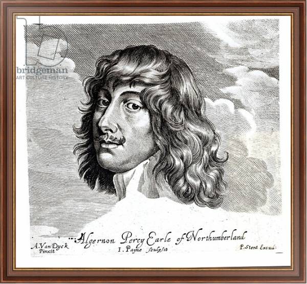Постер Portrait of Algernon Percy, Tenth Earl of Northumberland, engraved by John Payne с типом исполнения На холсте в раме в багетной раме 35-M719P-83