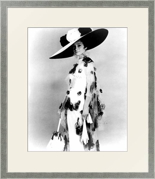 Постер Хепберн Одри 149 с типом исполнения Под стеклом в багетной раме 1727.2510