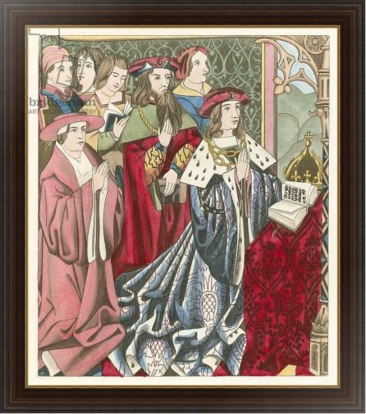 Постер Henry VI and his Court с типом исполнения На холсте в раме в багетной раме 1.023.151