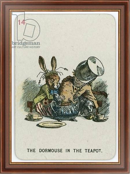 Постер The Dormouse in the Teapot с типом исполнения На холсте в раме в багетной раме 35-M719P-83