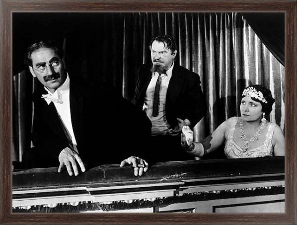 Постер Marx Brothers (A Night At The Opera) 10 с типом исполнения На холсте в раме в багетной раме 221-02