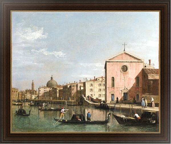 Постер Венеция - Гранд Канал 2 с типом исполнения На холсте в раме в багетной раме 1.023.151