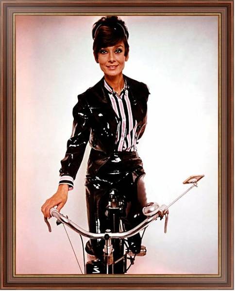 Постер Hepburn, Audrey 59 с типом исполнения На холсте в раме в багетной раме 35-M719P-83