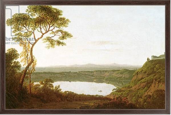 Постер Lake Albano, c.1790-92 с типом исполнения На холсте в раме в багетной раме 221-02