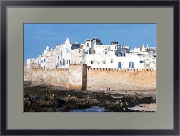 Постер Марокко. Портовый город Эс-Сувейра с типом исполнения Под стеклом в багетной раме 221-01