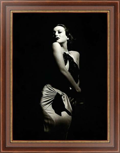 Постер Crawford, Joan (Letty Lynton) с типом исполнения На холсте в раме в багетной раме 35-M719P-83