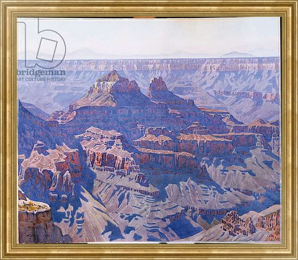 Постер Grand Canyon, 1924 с типом исполнения На холсте в раме в багетной раме NA033.1.051