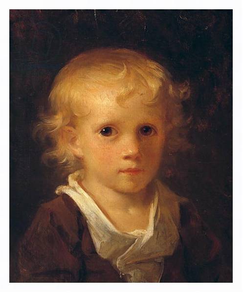 Постер Portrait of a Child 2 с типом исполнения На холсте в раме в багетной раме 221-03
