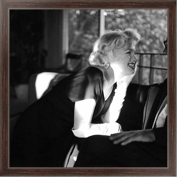 Постер Monroe, Marilyn 78 с типом исполнения На холсте в раме в багетной раме 221-02