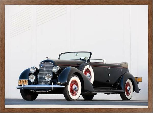 Постер Lincoln K Dual Windshield Convertible Sedan by LeBaron '1936 с типом исполнения На холсте в раме в багетной раме 1727.4310