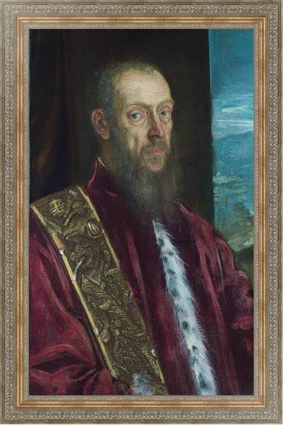 Постер Портрет Виченцо Морозини с типом исполнения На холсте в раме в багетной раме 484.M48.310
