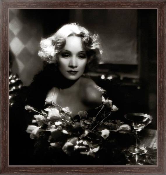 Постер Dietrich, Marlene (Shanghai Express) 5 с типом исполнения На холсте в раме в багетной раме 221-02