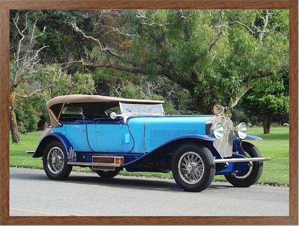 Постер Isotta-Fraschini Tipo 8A SS Dual Cowl Phaeton by LeBaron '1927 с типом исполнения На холсте в раме в багетной раме 1727.4310