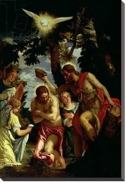 Постер The Baptism of Christ 3 с типом исполнения На холсте без рамы