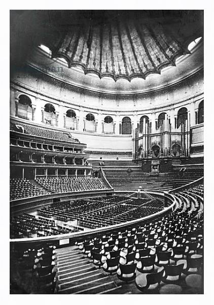 Постер The Royal Albert Hall, London, c.1880's 2 с типом исполнения На холсте в раме в багетной раме 221-03
