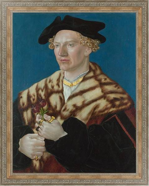 Постер портрет мужчины 1 с типом исполнения На холсте в раме в багетной раме 484.M48.310