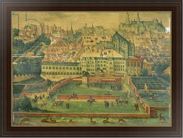Постер A View of the Royal Palace, Brussels с типом исполнения На холсте в раме в багетной раме 1.023.151