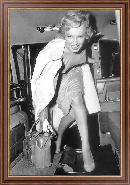 Постер Monroe, Marilyn 27 с типом исполнения На холсте в раме в багетной раме 35-M719P-83