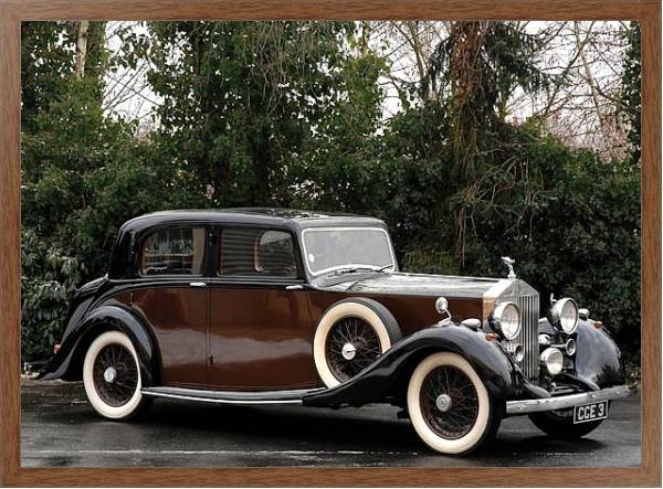 Постер Rolls-Royce 25 30 Sport Saloon '1938 с типом исполнения На холсте в раме в багетной раме 1727.4310