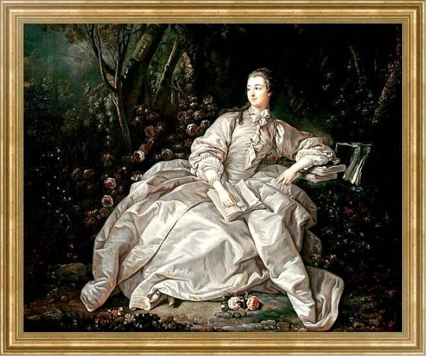 Постер Madame de Pompadour с типом исполнения На холсте в раме в багетной раме NA033.1.051