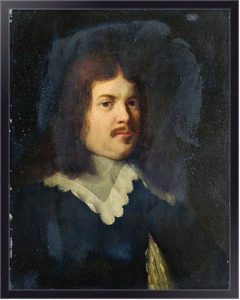 Постер Портрет мужчины 19 с типом исполнения На холсте в раме в багетной раме 221-01