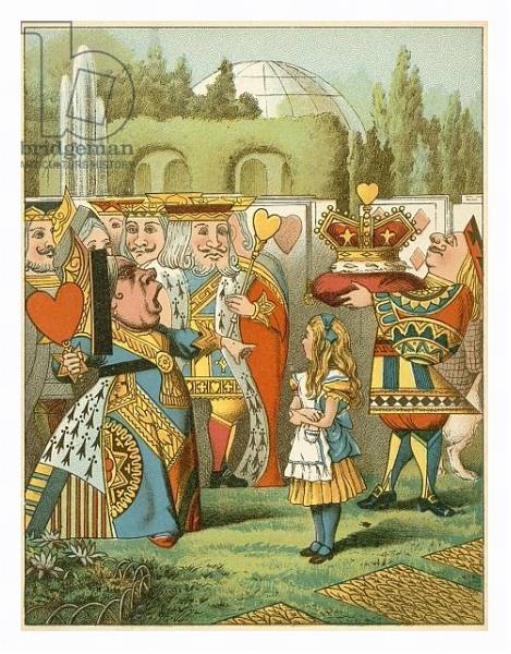 Постер The Queen said severely 'Who is this?' from Alice's Adventures in Wonderland с типом исполнения На холсте в раме в багетной раме 221-03
