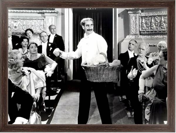 Постер Marx Brothers (A Night At The Opera) 5 с типом исполнения На холсте в раме в багетной раме 221-02