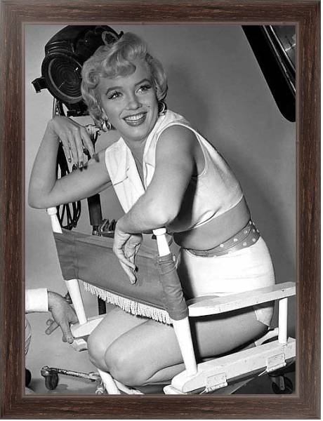 Постер Monroe, Marilyn 96 с типом исполнения На холсте в раме в багетной раме 221-02