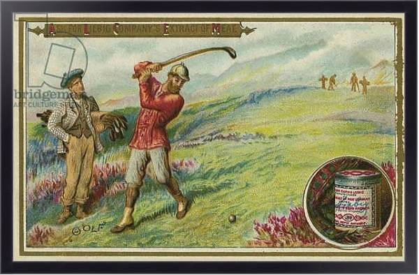 Постер Golf с типом исполнения На холсте в раме в багетной раме 221-01