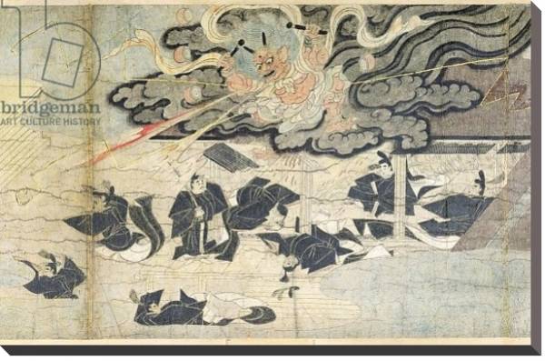 Постер Demon Thunder, Tenjin Shrine, Kamakura Period с типом исполнения На холсте без рамы