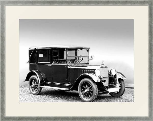 Постер Mercedes-Benz 8 38 HP Landaulet Taxi (W02) '1926–28 с типом исполнения Под стеклом в багетной раме 1727.2510