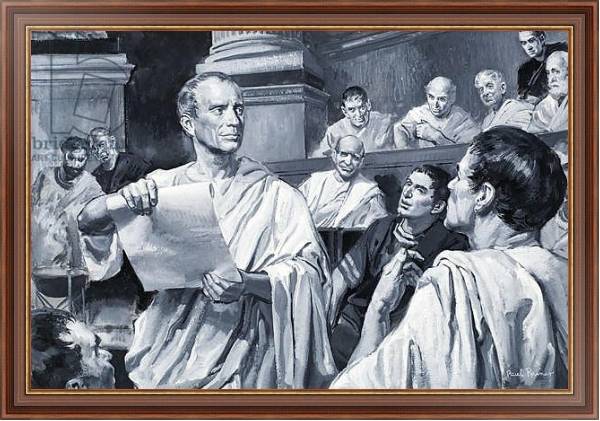 Постер Julius Caesar 3 с типом исполнения На холсте в раме в багетной раме 35-M719P-83