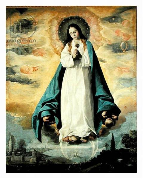 Постер The Immaculate Conception с типом исполнения На холсте в раме в багетной раме 221-03
