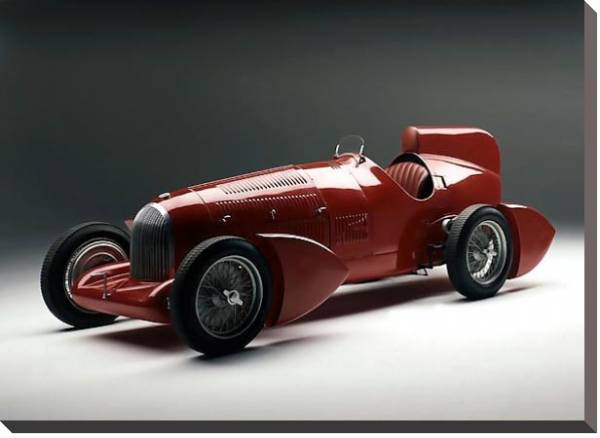 Постер Alfa Romeo Tipo B Aerodynamica '1934 с типом исполнения На холсте без рамы