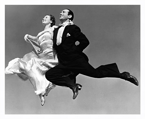 Постер Танцующая пара 2 с типом исполнения На холсте в раме в багетной раме 221-03